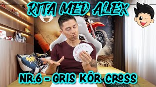 Rita med Alex  Nr6 Gris kör Motocross [upl. by Kcirdlek]