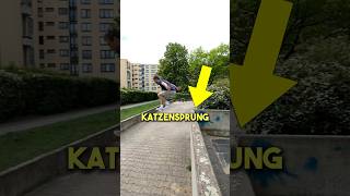 Extrem weiter Katzensprung 🤯🔥 parkour movement freerunning shorts berlin [upl. by Aima]