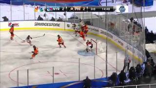 NHL 2012 Winter Classic Highlights  Flyers vs Rangers 1212 [upl. by Oruhtra]