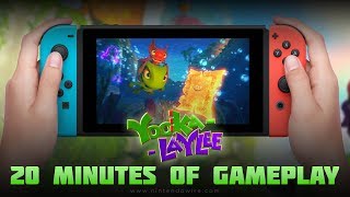 YookaLaylee  20 Minutes of Gameplay Nintendo Switch [upl. by Sydelle]