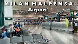 Arrival and Departure of Malpensa Airport Terminal 1 amp 2  Malpensa Airport Walking Tour  Milan🇮🇹 [upl. by Ahsik]