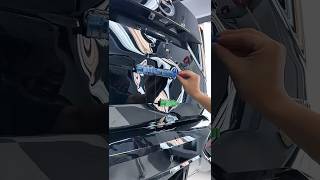 Bumped car trunk lid restoration with low cost [upl. by Nonac]