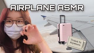 Airplane ASMR ✈️🌨️ tapping scratching amp lofi background noise w Fufu Friends [upl. by Guttery]