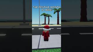 THE FESTIVE MONTH IS HERE roblox christmas [upl. by Felike]