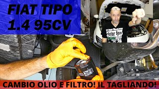 Cambio Olio e filtro Fiat Tipo Tagliando fiat tipo 14 95 cv 14 16v Tagliando fire [upl. by Johnstone]