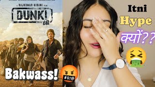 DUNKI Movie Honest Review  Shahrukh Khan  Illumi Girl Reaction [upl. by Ylremik370]