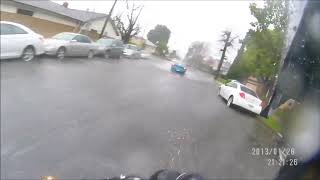 Near miss motorcycle [upl. by Lebazi]