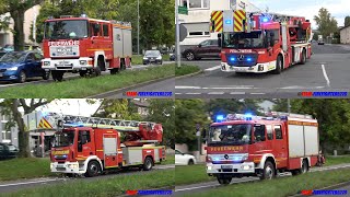 Gebäudebrand mit Menschenleben in Gefahr Alarmübung der Freiwilligen Feuerwehr Dreieich [upl. by Noyr]