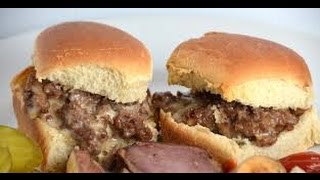 OVEN BACON CHEESEBURGER SLIDERS [upl. by Lanita]