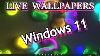 Come Avere Sfondi Animati in Windows 11 ll LIVE WALLPAPER [upl. by Jaquelin]