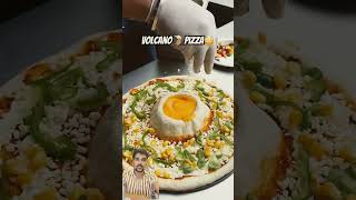 Volcano pizza 🍕🍕volcanopizzaviralvideo shorts food [upl. by Gnat]