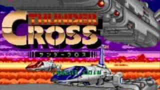 サンダークロス 1面BGM MIDI入力 THUNDER CROSS KONAMI [upl. by Nevs]