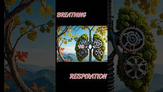 Respiration vs BreathingThe Science Explained shorts [upl. by Ayotnom400]