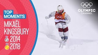 Mikaël Kingsburys medal winning runs at the Olympics 2014 amp 2018  Top Moments [upl. by Renell525]