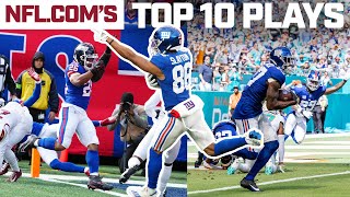 NFLcoms Top 10 Giants Plays  2023 Season [upl. by Araccot]