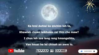 H LALTHAKIMALENG LENG IN KARAOKE With LYRICS [upl. by Lalittah782]