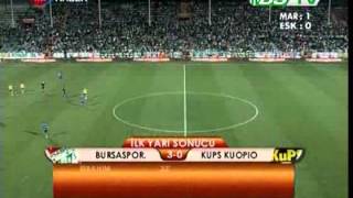 Bursaspor 6  0 Kups Kuopio  Teksasorg [upl. by Blancha]