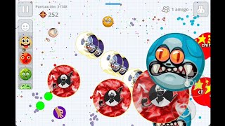 【agario mobile】NICE VIDEO DESTROYIG🔥☠️ SERVER INSANE PELEA DUO VS DUO 🥵😈 [upl. by Ralyat]