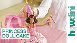 Birthday Cake Ideas How to make a princess doll birthday cake [upl. by Elpmet]