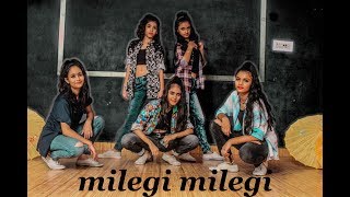 Milegi Milegi  Dance with Damithri Dance Class  IDW  Malabe  Simple Choreography by damithri [upl. by Nahk]