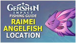 Raimei Angelfish Fish Location  Genshin Impact [upl. by Zednanref]