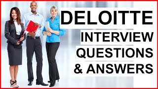 DELOITTE Interview Questions And Answers BIG FOUR Accounting Firm Interview Questions [upl. by Beedon470]