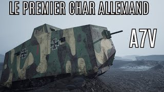 A7V  Le premier char allemand [upl. by Maltzman]