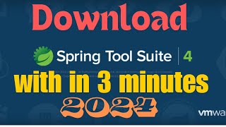 How to download and install STS ToolSpring Tool Suite 2024  STS Download and install 3minute [upl. by Ringo]