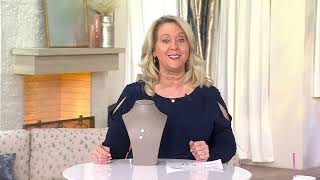 Diamonique x Mary Beth Roe Necklace Sterling Silver on QVC [upl. by Eimmij357]