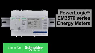 Discover PowerLogic™ EM3570 Energy Meters  Schneider Electric [upl. by Aires]