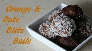 Date amp orange blitz balls recipe  perfect for Valentines Day [upl. by Seve]