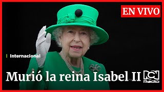 EN VIVO MURIÓ LA REINA ISABEL II [upl. by Eiznekcam]