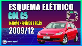 ESQUEMA ELÉTRICO FUSÍVEIS E RELÉS GOL G5 20092012 [upl. by Mccready455]