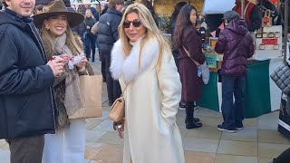 🎄✨️ CHRISTMAS IN LONDON POSH CHELSEA KINGS ROAD THE IVY PARTRIDGES STREET FOOD MARKET 4K [upl. by Boor]