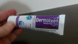 Dermoteen whitening cream Review Dermoteen whiteningcream spf30 [upl. by Nylram]