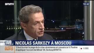 Interview de Nicolas Sarkozy sur BFM TV Ã Moscou [upl. by Ruth]