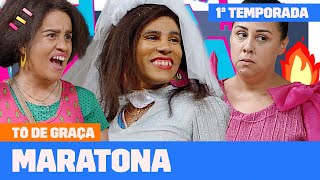 MARATONA da PRIMEIRA TEMPORADA de TÔ DE GRAÇA  Tô De Graça  Humor Multishow [upl. by Lucy450]