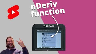 TI 84 nDeriv  How to calculate a derivative your GDC [upl. by Enerahs]