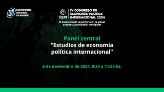 CEPI 2024  Estudios de economía política internacional [upl. by Tuorah]