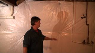 Basement Concrete Wall Insulation Wrap [upl. by Nilpik10]