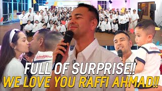 SURPRISE DARI NAGITA DAN SEMUA KARYAWAN UNTUK RAFFI AHMAD CIPUNG LILY BIKIN RAFFI TERHARU [upl. by Odradlig]