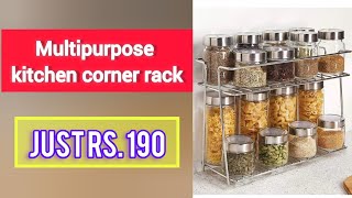 Multipurpose kitchen corner rack at Just Rs 190 Shopsy  Flipkart  Amazon  Online Shopping 🛍 [upl. by Lemhaj]