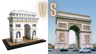 LEGO Architecture VS Real Buildings [upl. by Trela]