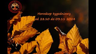 Horoskop tygodniowy od 28 pazdziernika do 3 listopada 2024runy horoskop znakizodiaku magia [upl. by Hughett]