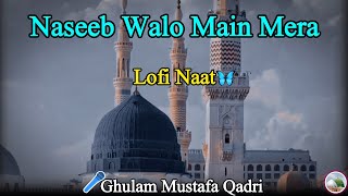 Naseeb Walo Main Mera Naam Ho Jaye Lofi Naat Ghulam Mustafa Qadri [upl. by Pestana]