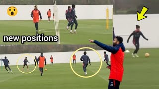 Instant 🔥 Ruben Amorim assign new roles in Manchester United training at Carrington training [upl. by Hannahoj]