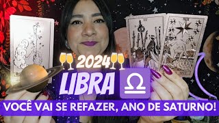 ♎️ LIBRA 🥂 2024🥂 SEU NOME SERÁ RECONHECIDO ANO DE MILAGRES [upl. by Etnaed]