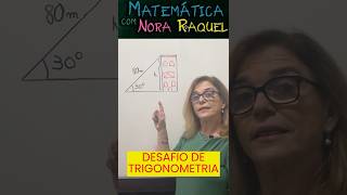 Qual a altura do prédio Use trigonometria [upl. by Lopez]