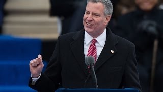 Mayor Bill de Blasio Delivers Speech at 2014 Inauguration [upl. by Ydner]