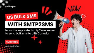 Send Free Bulk SMS To US with SMTP to SMS prove [upl. by Rothschild684]